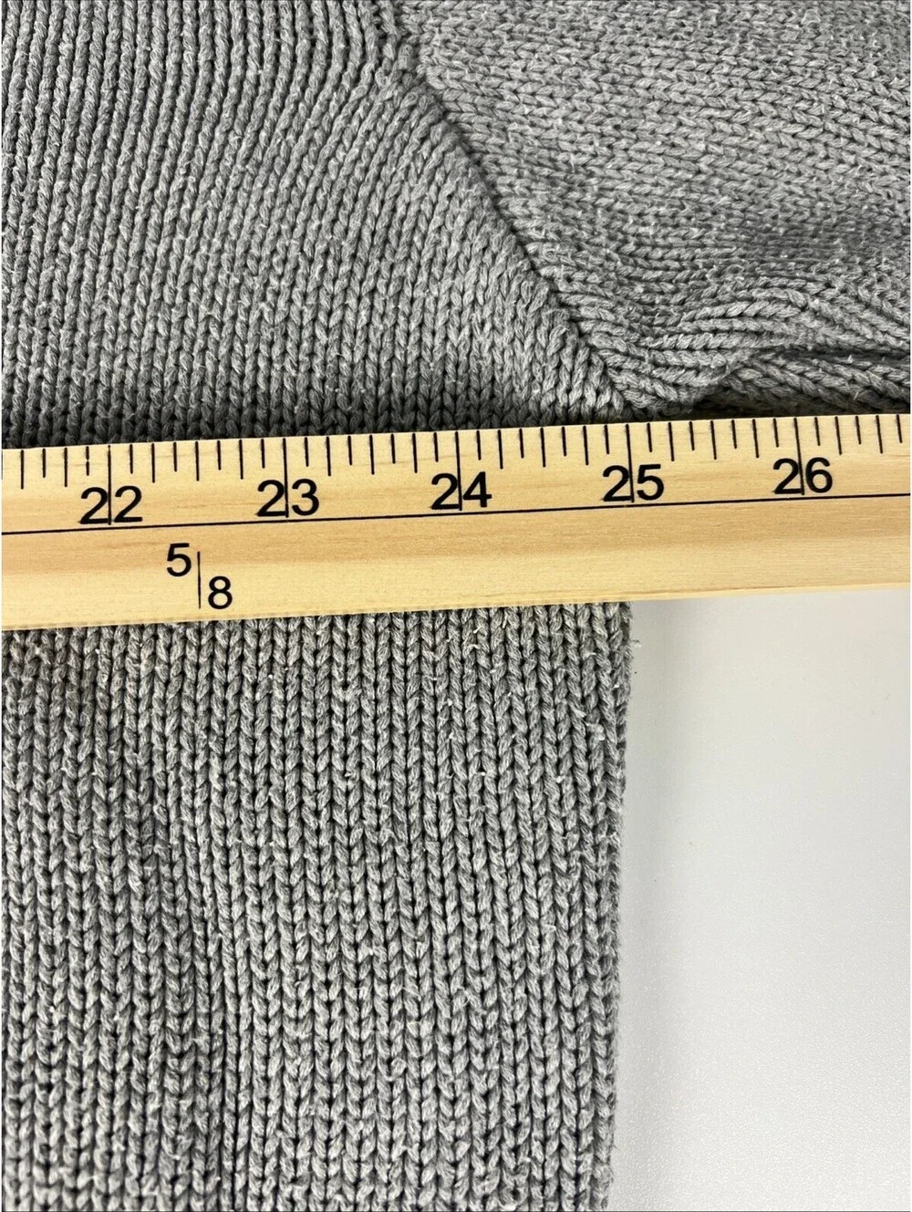 Polo Ralph Lauren Cotton Gray Knit Crewneck Sweater Brown Pony XLarge